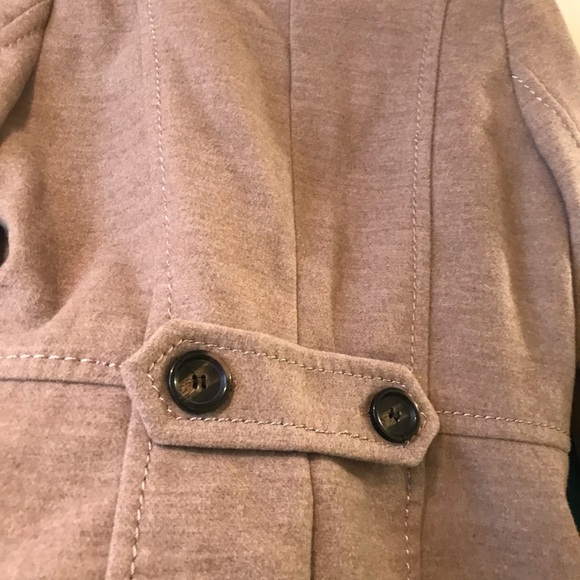 beige pea coat <3 - Picture 6 of 6